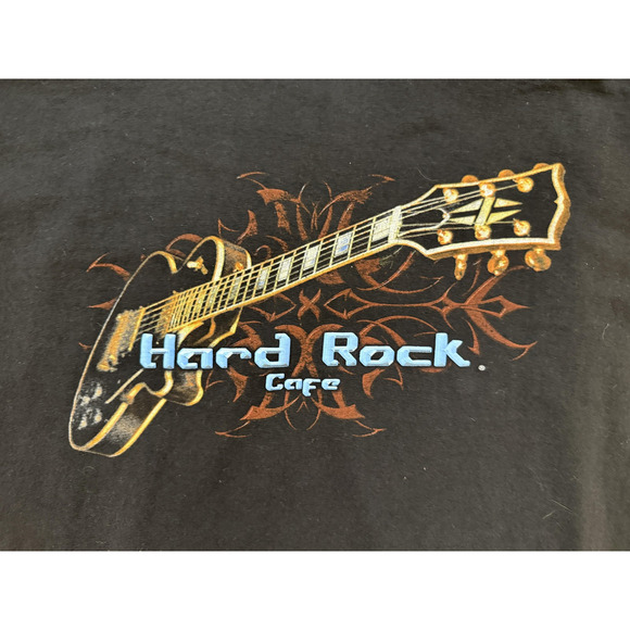 Hard Rock Cafe TShirt Mens LG Black Washington DC Guitar Graphic Back Hit VTG 90 - Picture 8 of 8